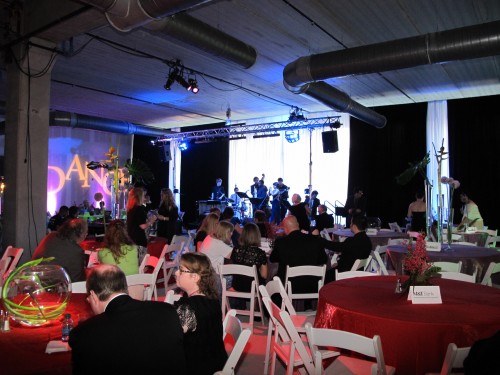 Dinner, the Live Auction and Dancing took place in the Commons Ballroom. Photo: Christmas City Studio