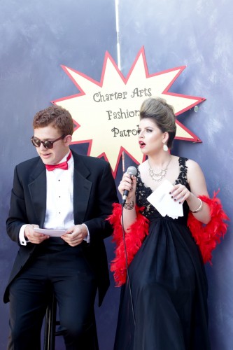 Charter Arts' very own Fashion Patrol hosts Albert and Lyndsey were a hoot!!