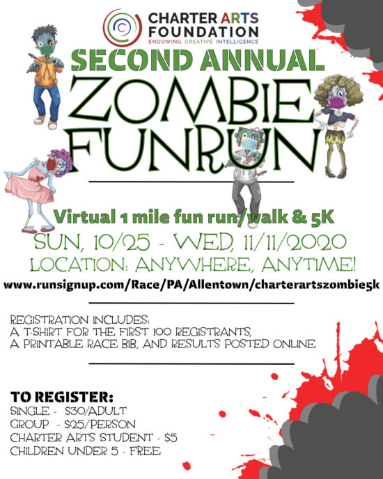 Charter Arts Foundation's Zombie Fun Run